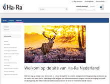 Tablet Screenshot of ha-ra.nl